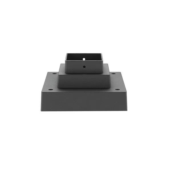 Pier Mounts Outdoor Pier Mount, Black, Z-Lite, Mfr#: SQPM-BK